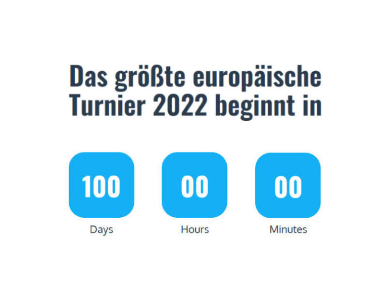 100 Tage bis zur EM in Rimini