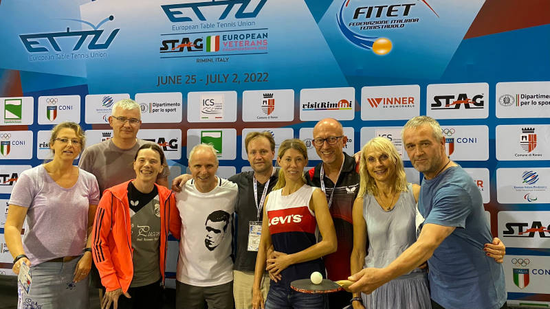 Unser tolles Team bei der EVC 2022