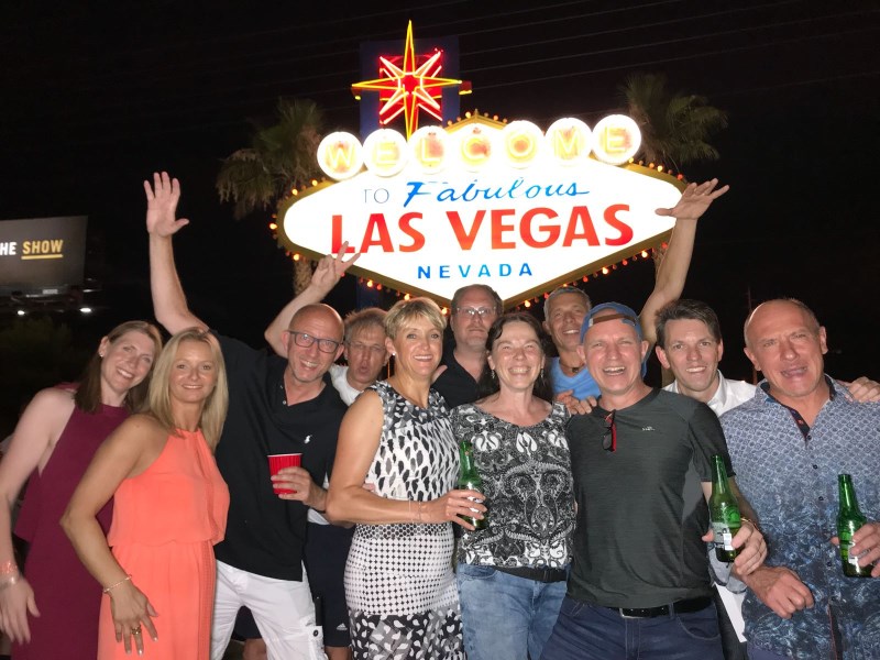 Manfreds BirthdayPartyCrew on tour in Las Vegas