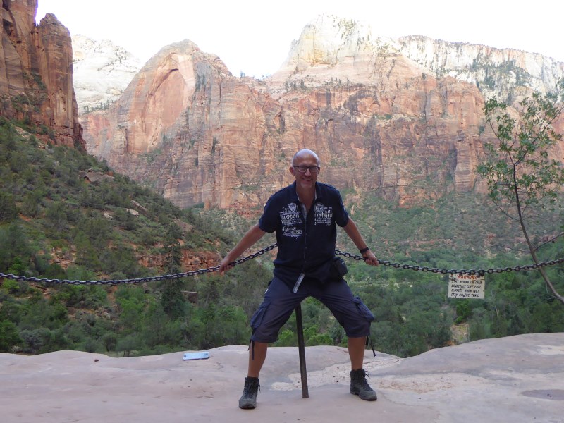 Peter im Zion Canyon