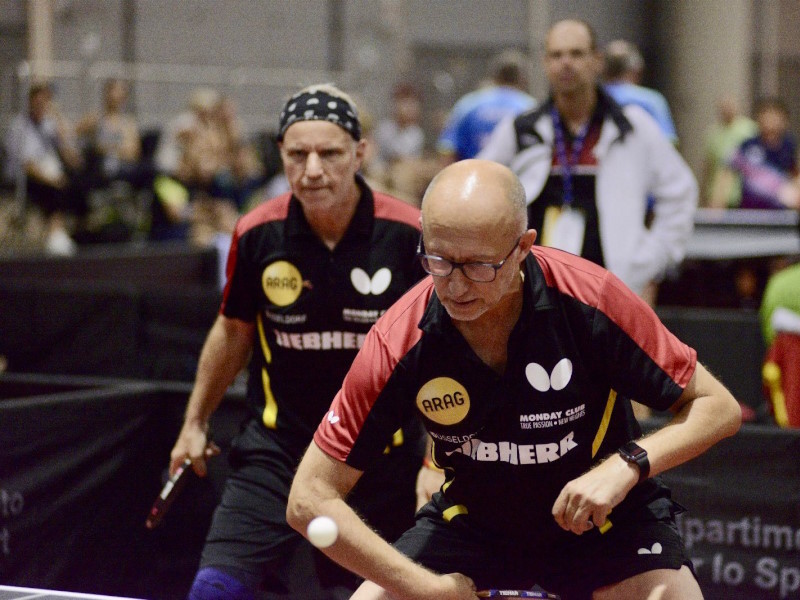 WMC 2024 in Rom: Peter Wode und Thomas Huck im Doppel